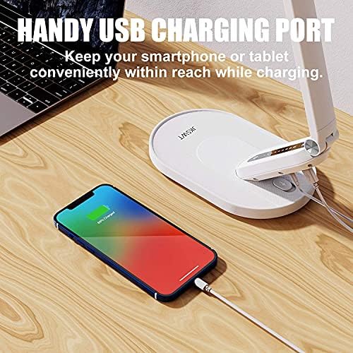 LED Desk Lamp – Eye-Caring Dimmable Table Lamp with USB Port