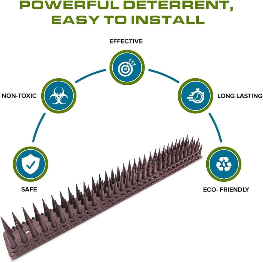 Jolof Store Wall & Fence Security Spikes – Anti-Climb Pest Deterrent
