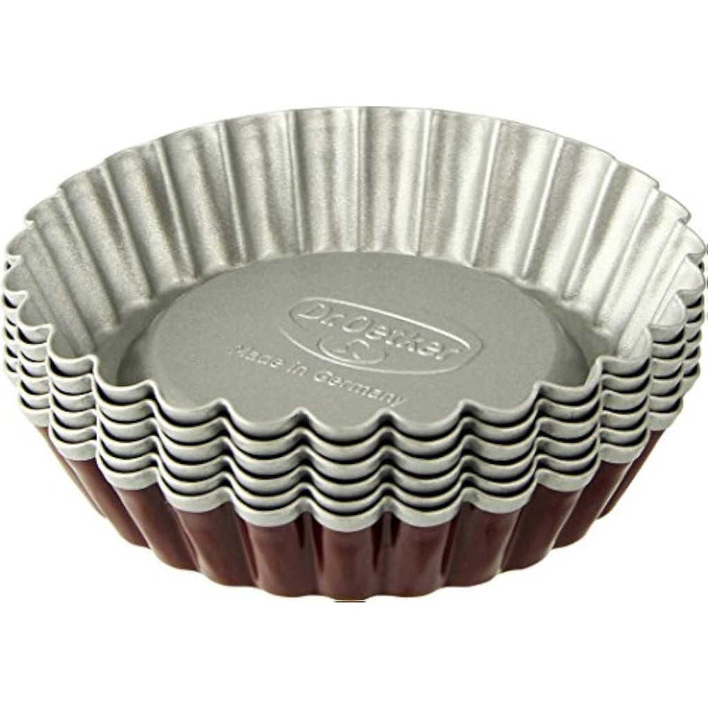 Dr. Oetker Tartelet Moulds – Set of 6 Classic 10cm Pastry Baking Tools