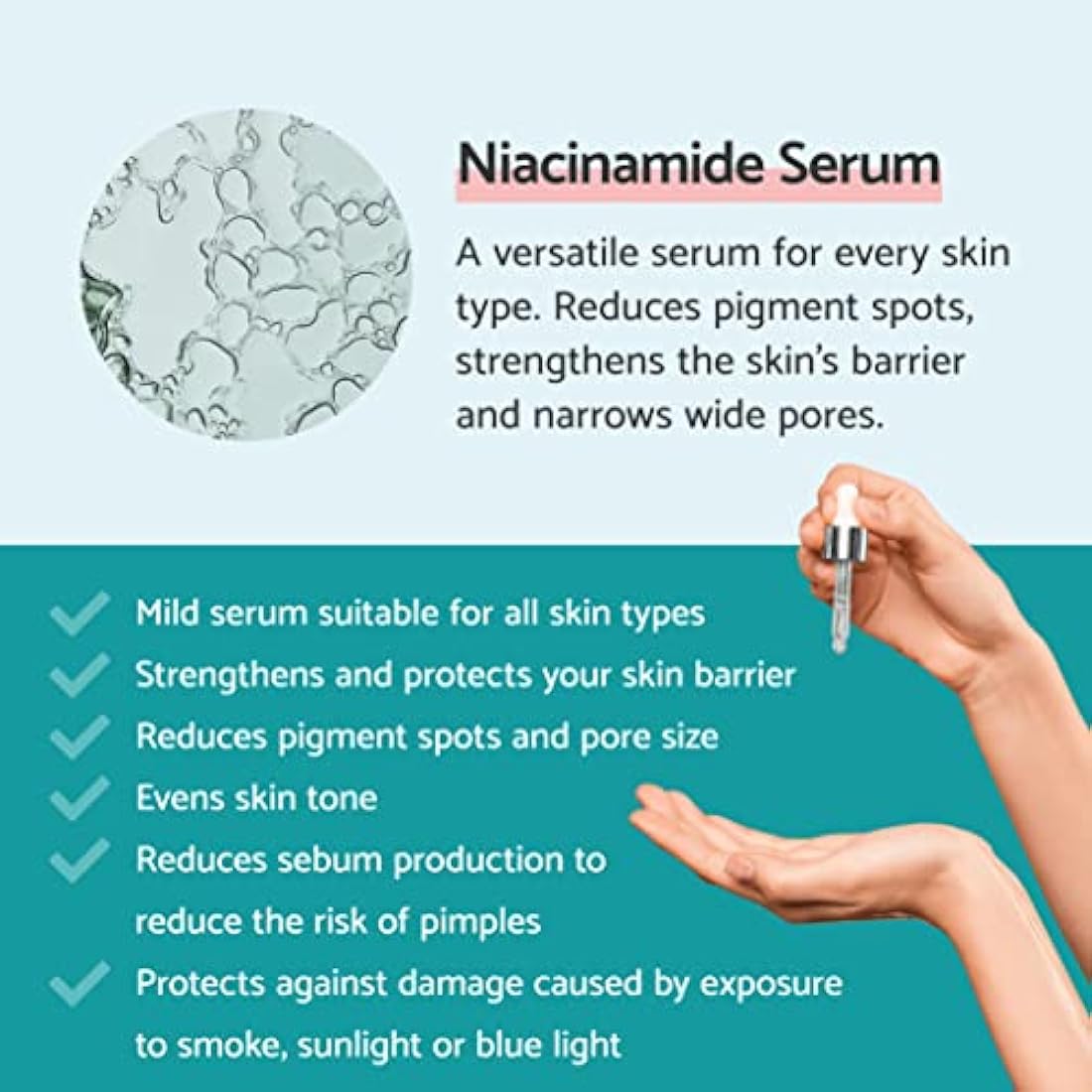 Remescar Niacinamide Facial Serum 30ml – Pore Minimizer & Dark Spot Treatment