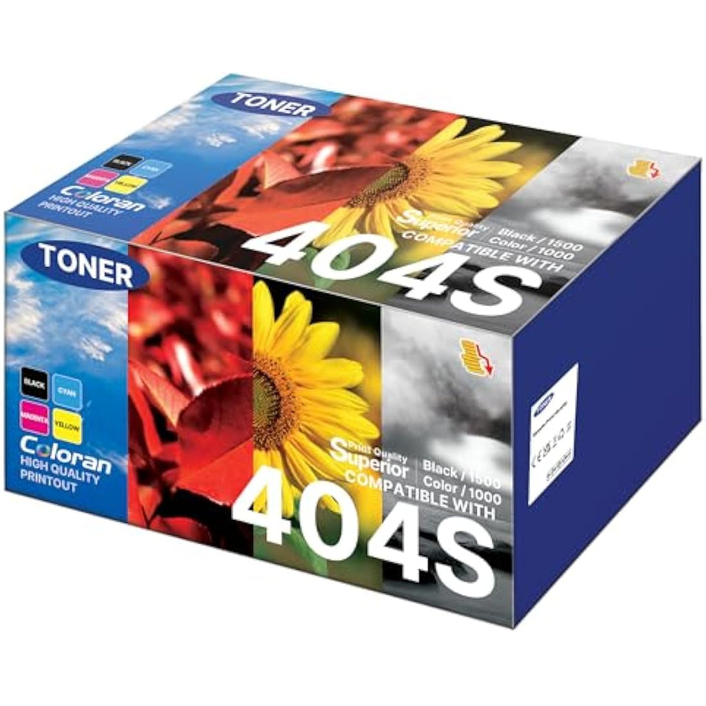 Jolof Store CLT-404S Compatible Toner Cartridge 4-Pack for Samsung Xpress