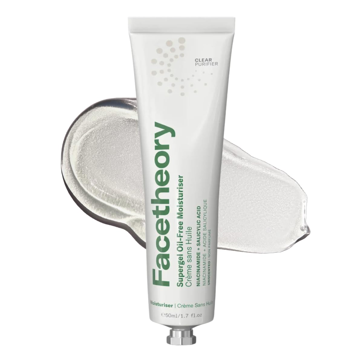 facetheory Supergel Oil-Free Face Moisturiser with Niacinamide - 50ml