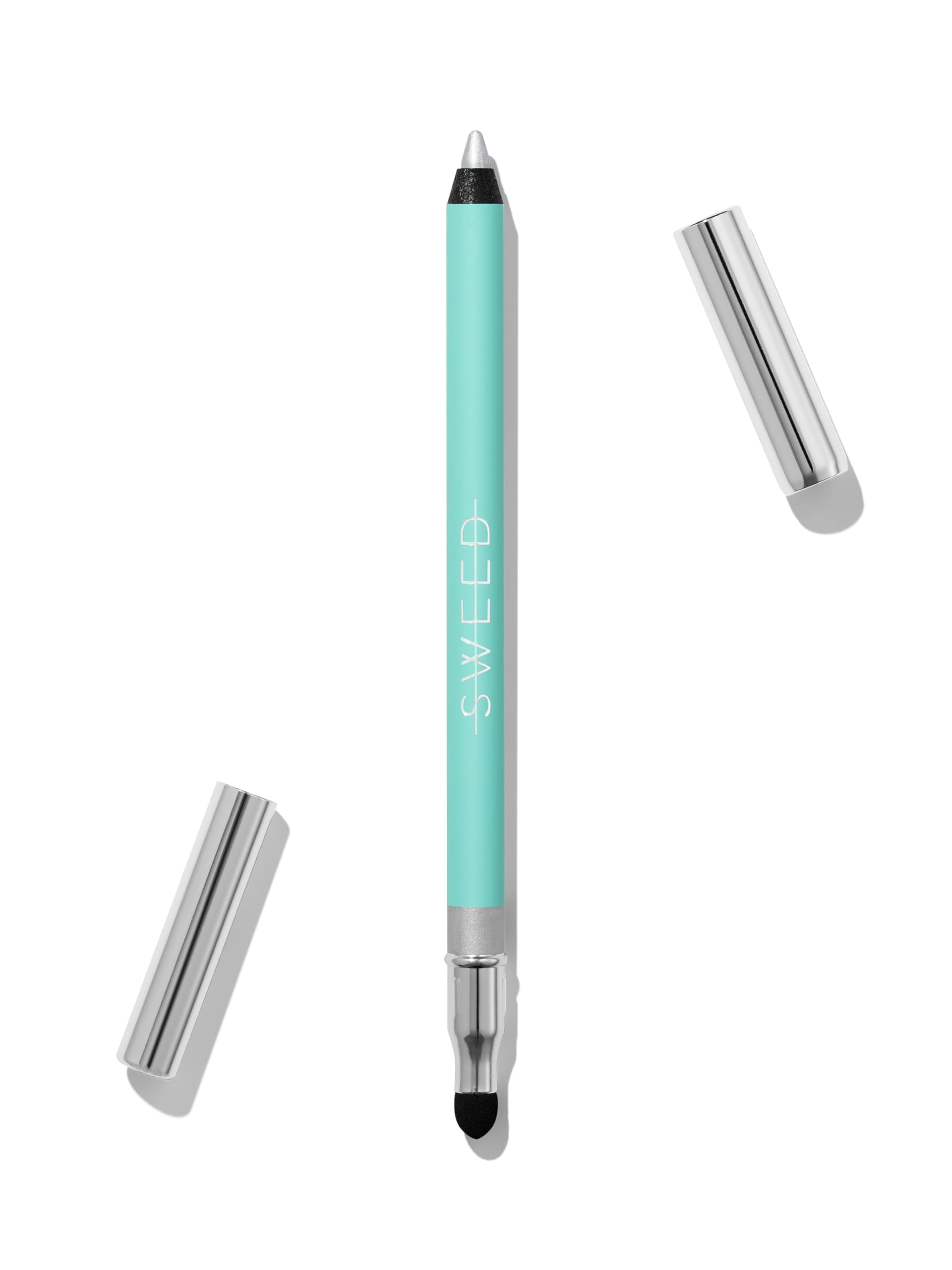 Sweed Satin Eyeliner - Euphoria Silver Metallic Long-Lasting Eye Pencil