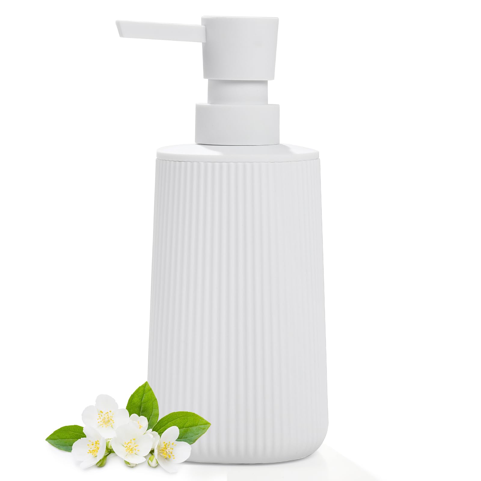 White Hand Soap Dispenser – Refillable ABS Plastic 250ml