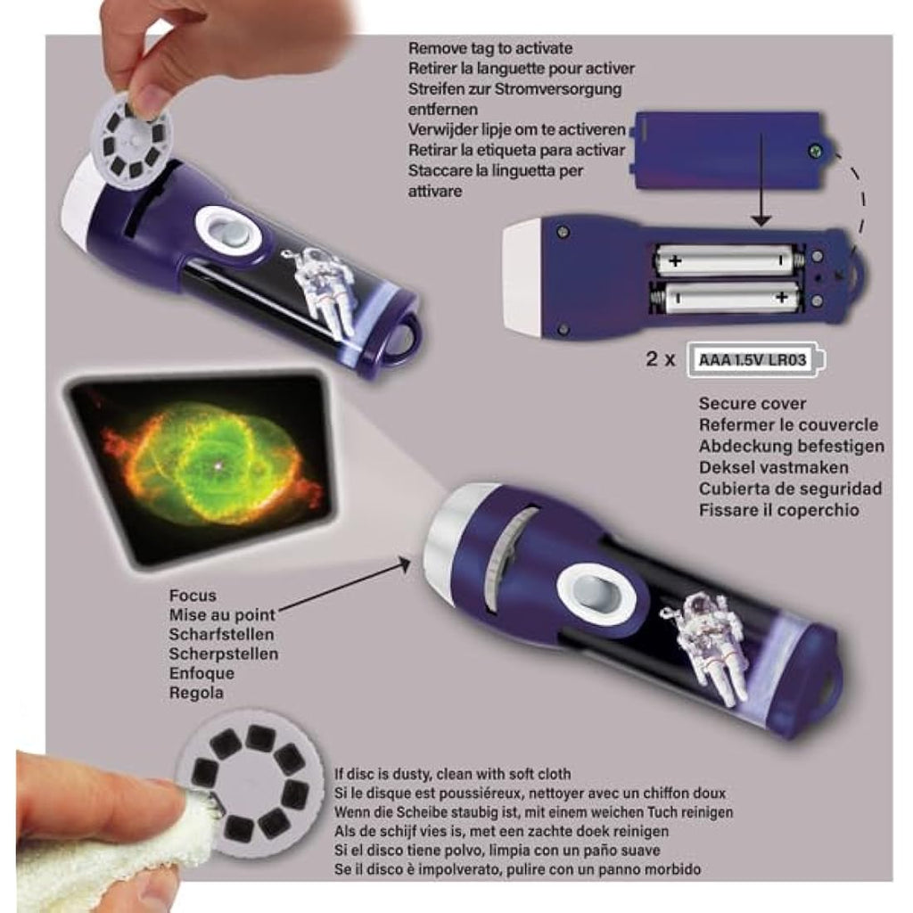 Brainstorm Toys Space Torch and Projector – 24 NASA Images STEM Toy