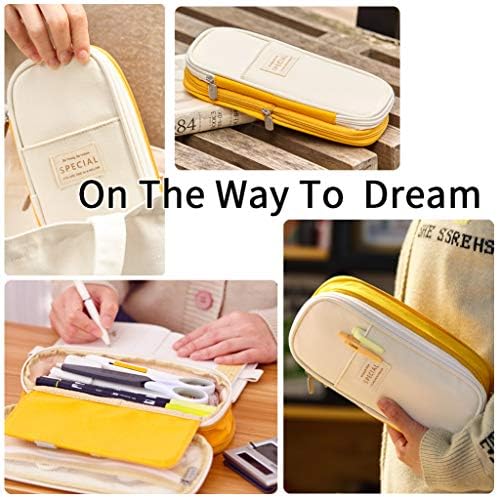 EASTHILL Large Capacity Pencil Case – High Storage Stationery Pouch