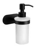 Ambrosya - Soap Dispenser No Drilling - Black Stainless Steel & Glass