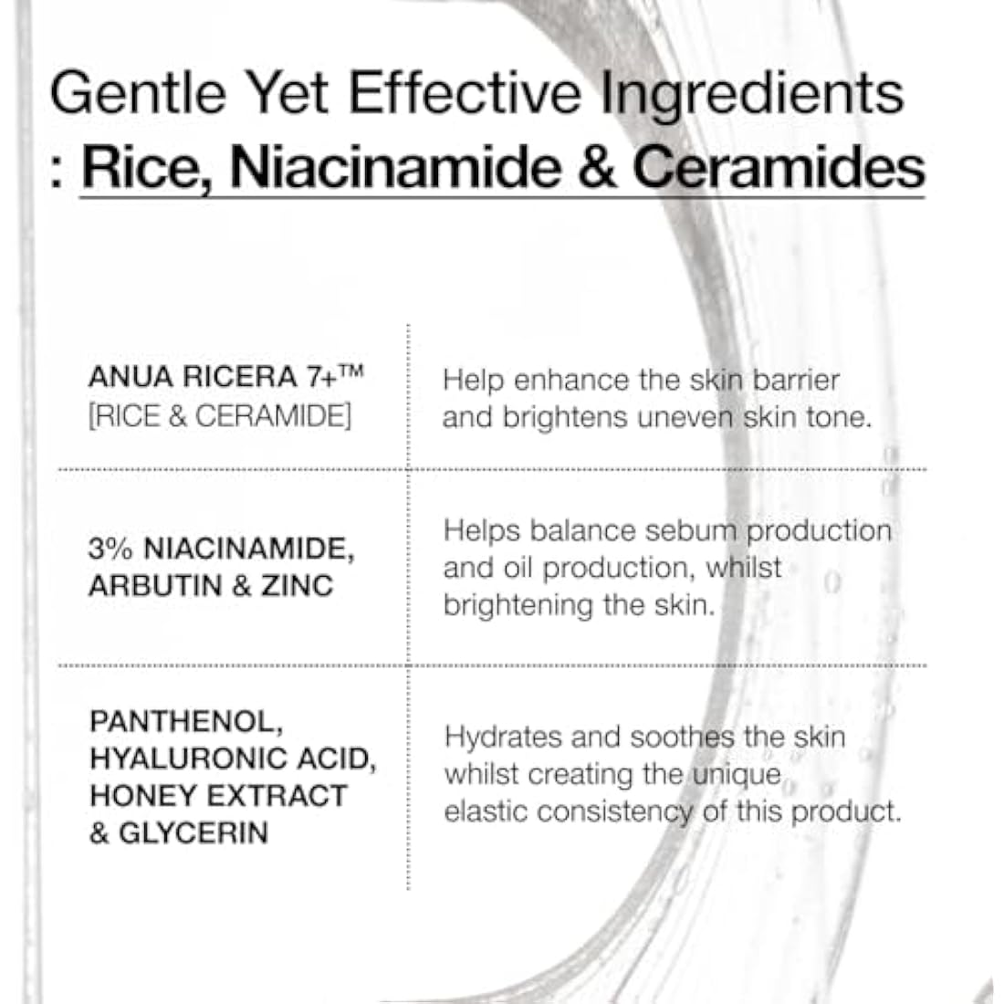 Anua Rice Ceramide Hydrating Barrier Serum – 50ml K-Beauty Facial Serum
