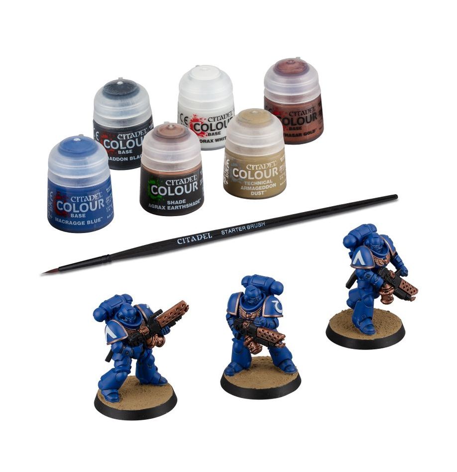 Warhammer 40k Space Marines: Infernus Marines + Paints Starter Set
