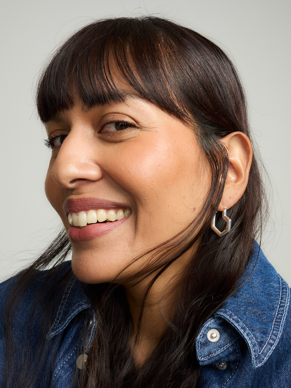 No More Nobody Daryl Small Heart Hoop Earrings – Recycled Sterling Silver