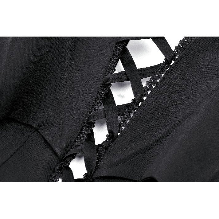 Dark in Love Vespertilio Bat Wing Vest – Black Gothic Waistcoat
