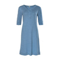 Organic Night Shirt with Buttons: Womens