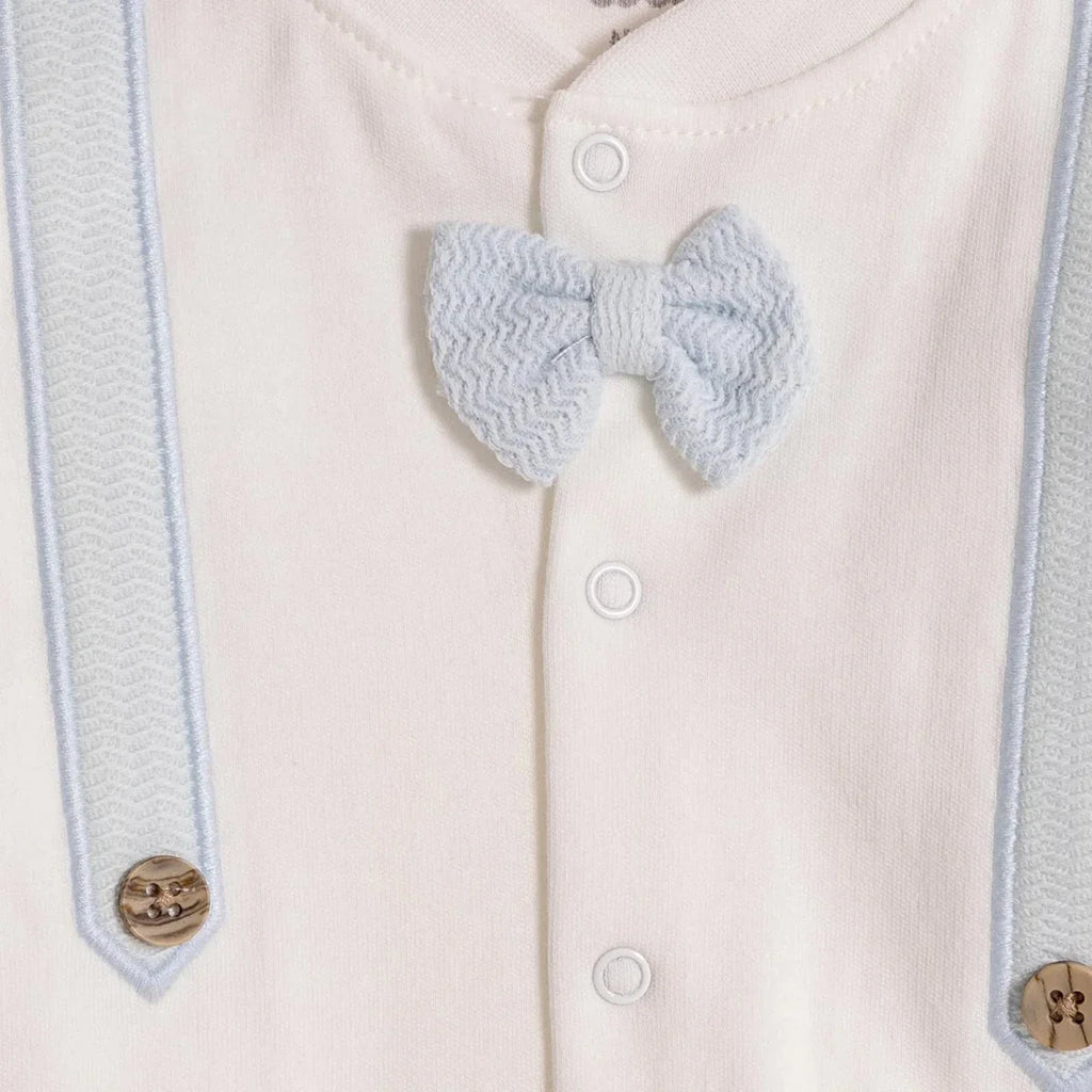 Bebetto Boys Sweatshirt & Footed Bottom Set Long Slee - Blue