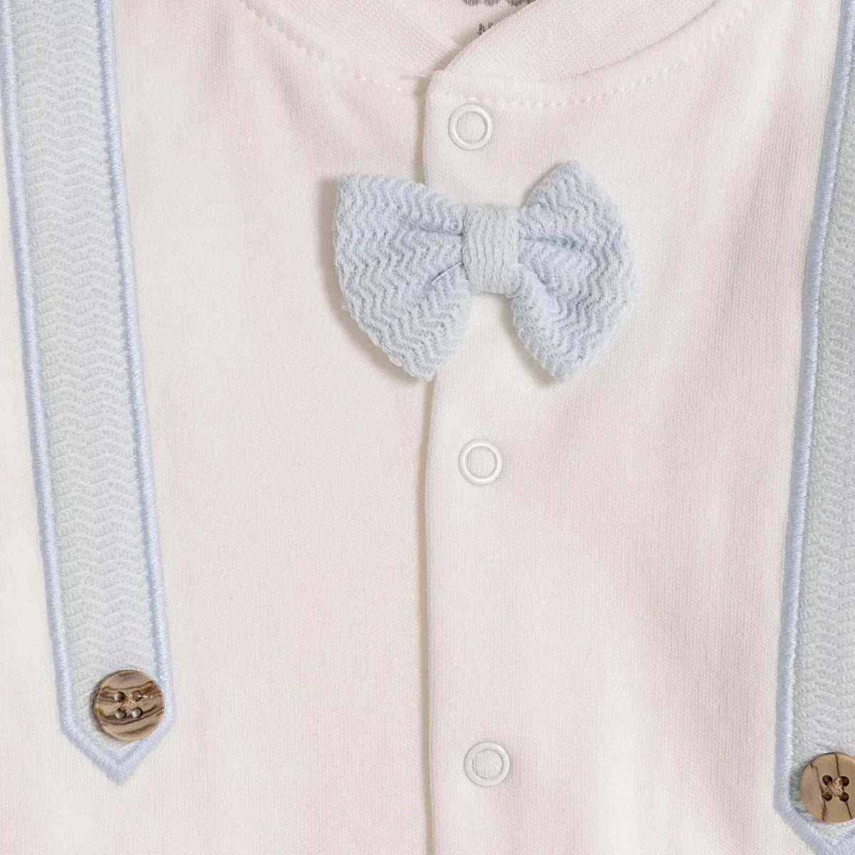 Bebetto Boys Sweatshirt & Footed Bottom Set Long Slee - Blue