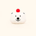 LuLuFun Studio Fluffy Polar Bear Plush Bag Charm – White Bear Keychain