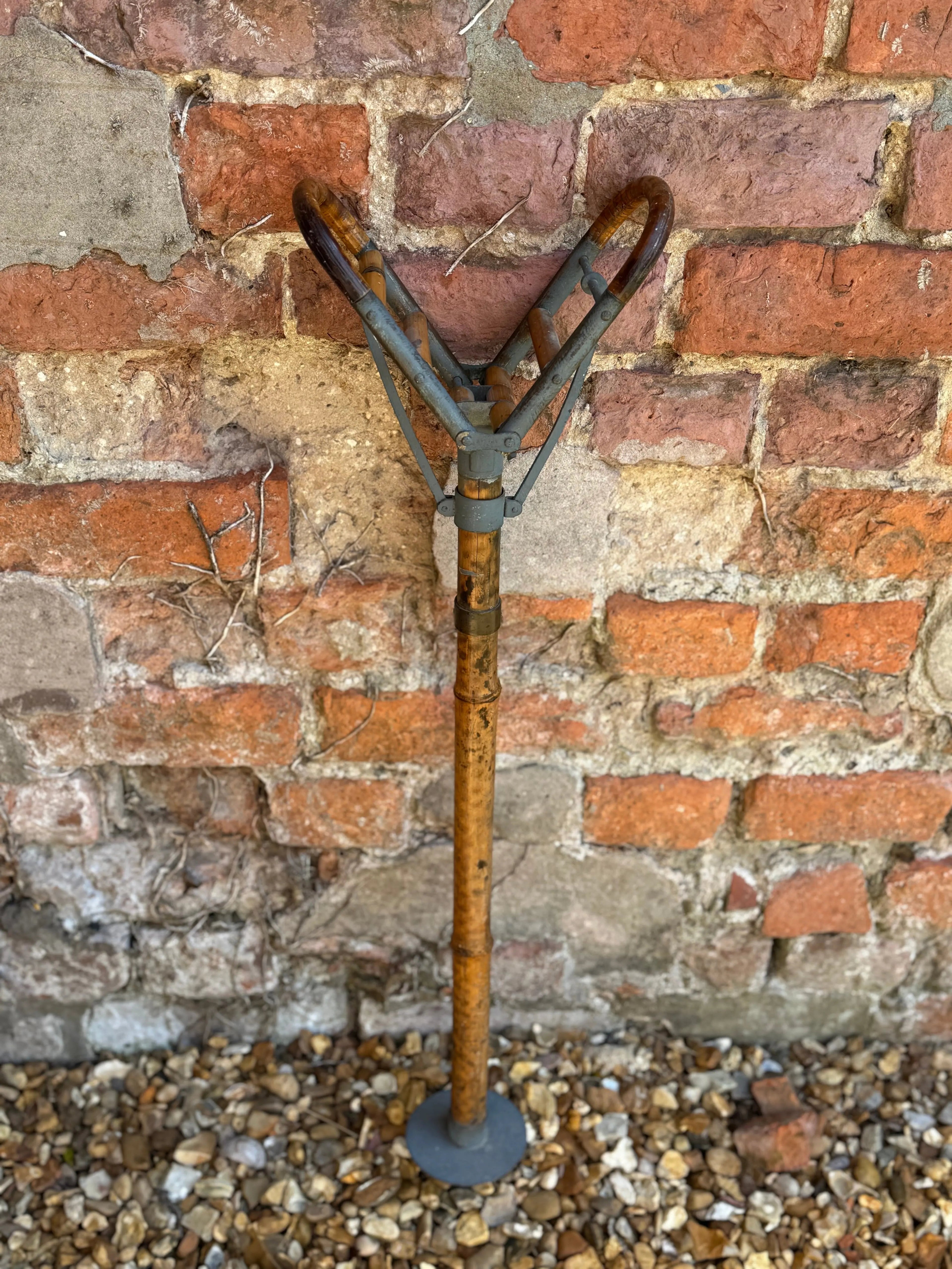 Antique Victorian Bamboo shooting stick /sporting cane