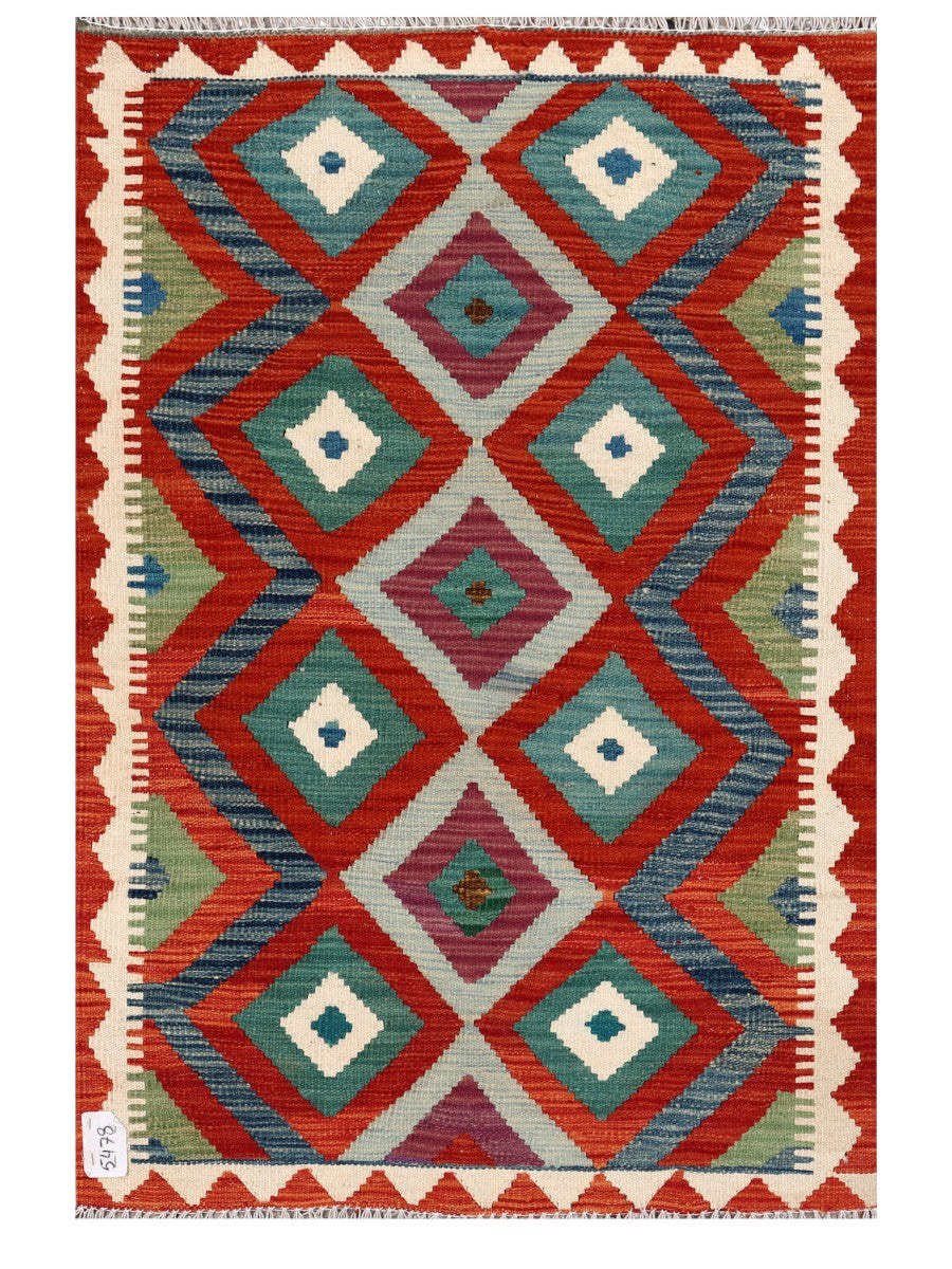 Maimana Kilim - 126 x 84 cm