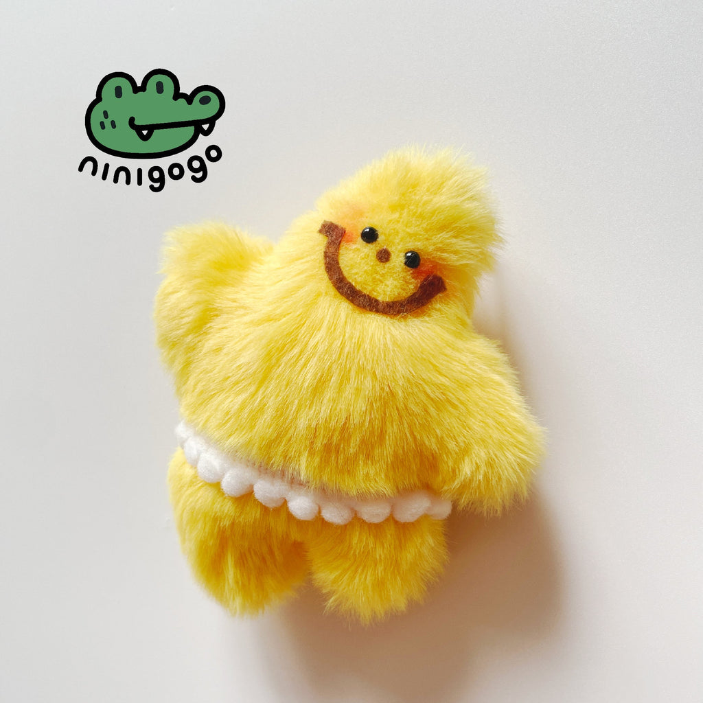 LuLuFun Studio Star Plush Charm – Handmade Polar Fleece Hairy Toy