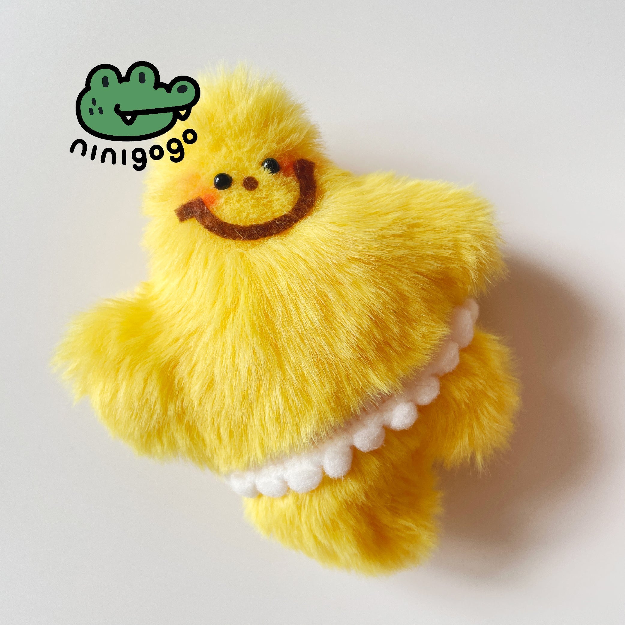 LuLuFun Studio Star Plush Charm – Handmade Polar Fleece Hairy Toy