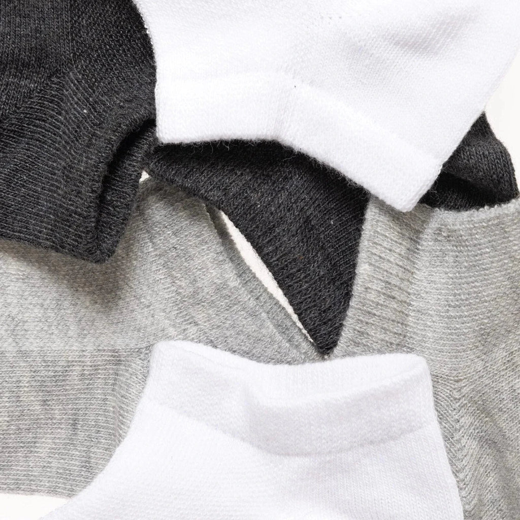 HelloBaby Boy Baby Socks 3 Pack - Grey Melange