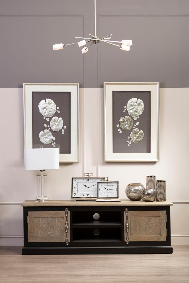 Orsina Kensington Townhouse Oak Media Unit | Grey-Toned TV Console