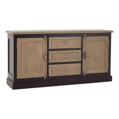 Orsina Kensington Townhouse Sideboard – Oak Wood Storage Cabinet