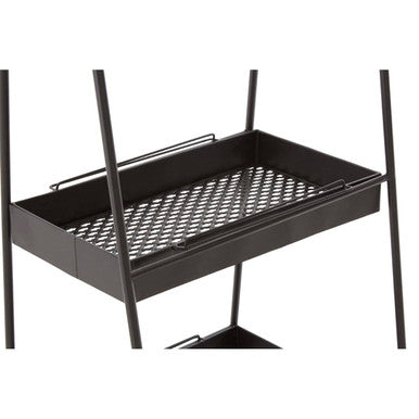 Orsina Lexa Black Metal Storage Rack – Modular A-Frame Shelving Unit
