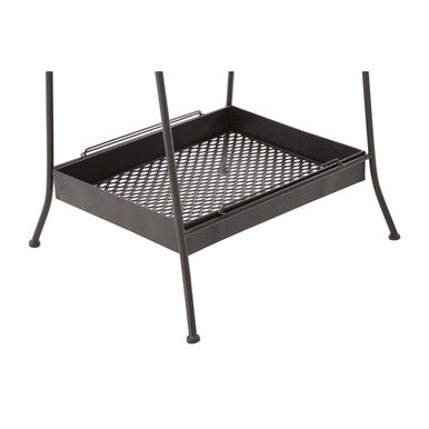 Orsina Lexa Black Metal Storage Rack – Modular A-Frame Shelving Unit