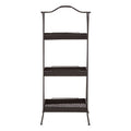 Orsina Lexa Black Metal Storage Rack – Modular A-Frame Shelving Unit