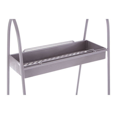Orsina Lexa Grey Metal Storage Rack – Slim A-Frame Minimalist Organizer