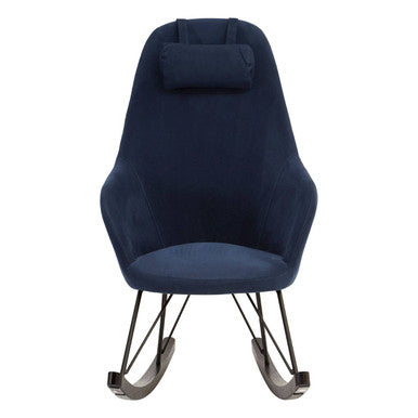 Orsina Kolding Blue Fabric Rocking Chair – Modern Upholstered Rocker