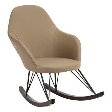 Orsina Kolding Rocking Chair – Light Grey Scandi Modern Armchair
