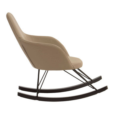 Orsina Kolding Rocking Chair – Light Grey Scandi Modern Armchair