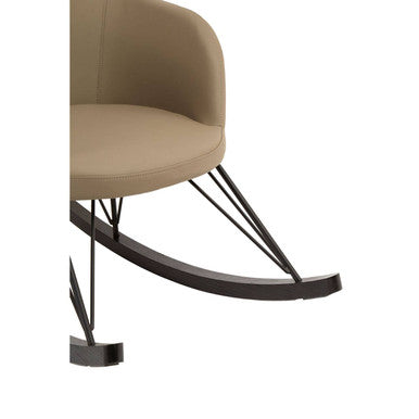 Orsina Kolding Rocking Chair – Light Grey Scandi Modern Armchair