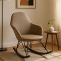 Orsina Kolding Rocking Chair – Light Grey Scandi Modern Armchair