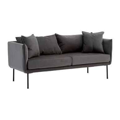 Orsina Kolding 2 Seater Grey Sofa – Modern Fabric Minimalist Couch