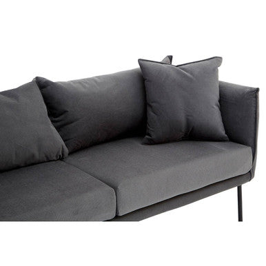 Orsina Kolding 2 Seater Grey Sofa – Modern Fabric Minimalist Couch