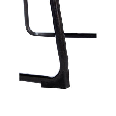 Orsina Dalston Mocha Bar Stool – Industrial Gunmetal Metal Legs
