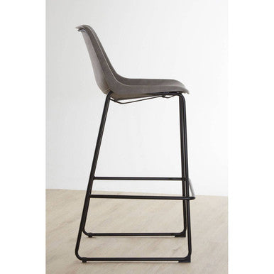 Orsina Dalston Ash Bar Chair – Modern Wood Stool with Angled Legs