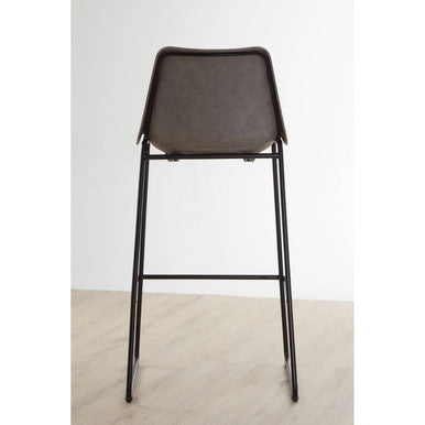 Orsina Dalston Ash Bar Chair – Modern Wood Stool with Angled Legs