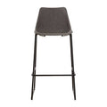 Orsina Dalston Ash Bar Chair – Modern Wood Stool with Angled Legs