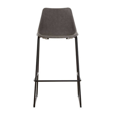 Orsina Dalston Ash Bar Chair – Modern Wood Stool with Angled Legs