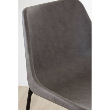 Orsina Dalston Ash Bar Chair – Modern Wood Stool with Angled Legs