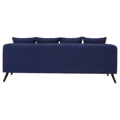 Orsina Mylo 3 Seater Navy Fabric Sofa | Modern Living Room Couch