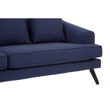 Orsina Mylo 3 Seater Navy Fabric Sofa | Modern Living Room Couch