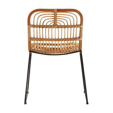 Orsina Java Tiger Rattan Accent Chair – Woven Modern Lounge Seating