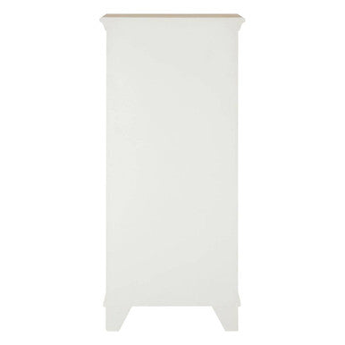 Orsina Hendra Antique Style 7 Drawer Chest – Natural and Cream Wood