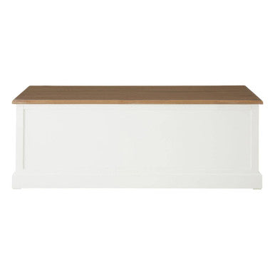 Orsina Hardwick Coffee Table – Fir Wood Top with 3 Storage Drawers