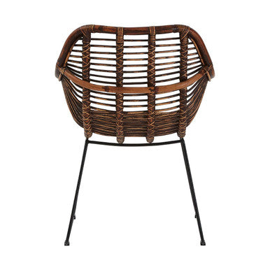 Orsina Java Natural Rattan Gita Chair – Handwoven Modern Accent Seat