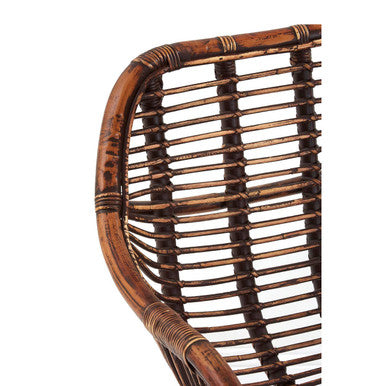 Orsina Java Natural Rattan Gita Chair – Handwoven Modern Accent Seat